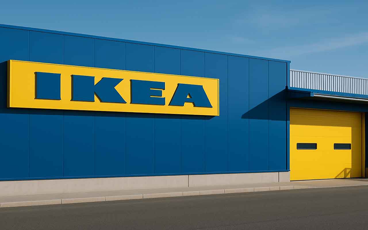 Enseigne Ikea symbolisme des couleurs