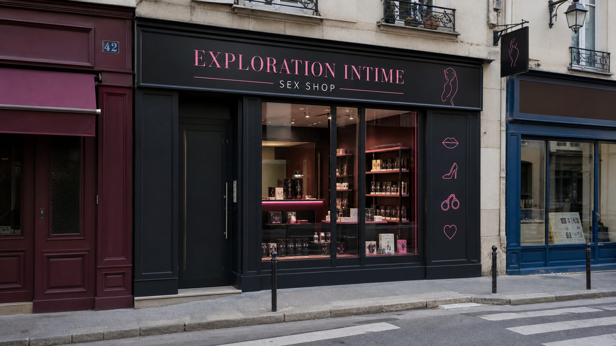 enseigne de sex shop