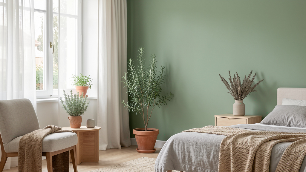 choisir le vert sauge en décoration