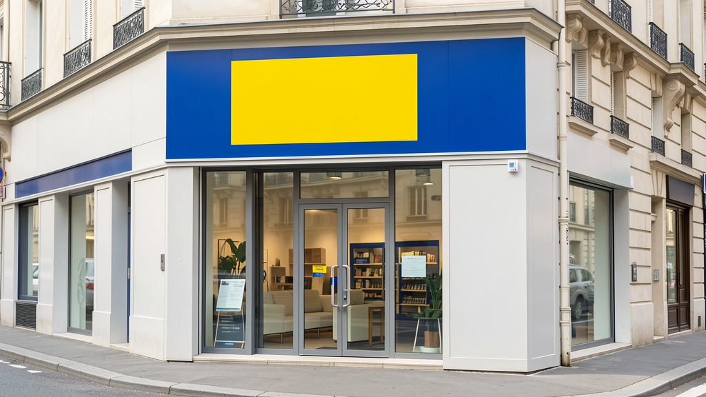 Enseigne IKEA : Jaune + Bleu, un Duo Couleur  Proximité et Confiance